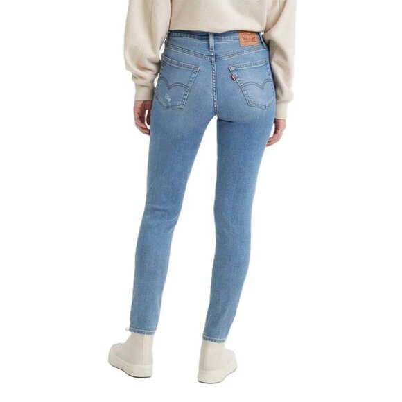 Levi's 721 High Rise & Skinny Fit Distressed Jeans w/ 30" Inseam -- Size 28 - Picture 3 of 6